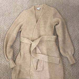 Top shop tie cardigan